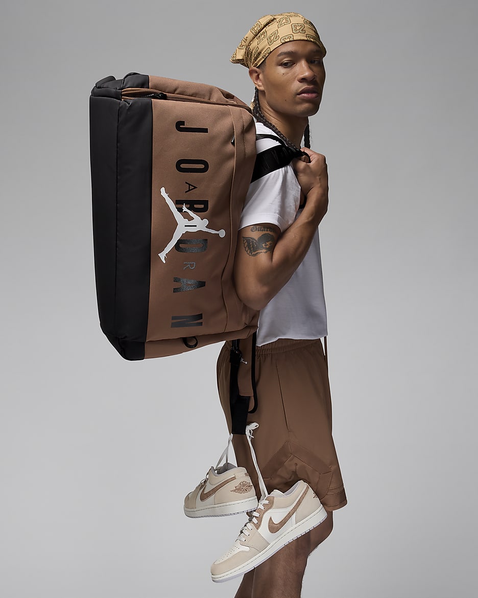Jordan duffle bag backpack on sale